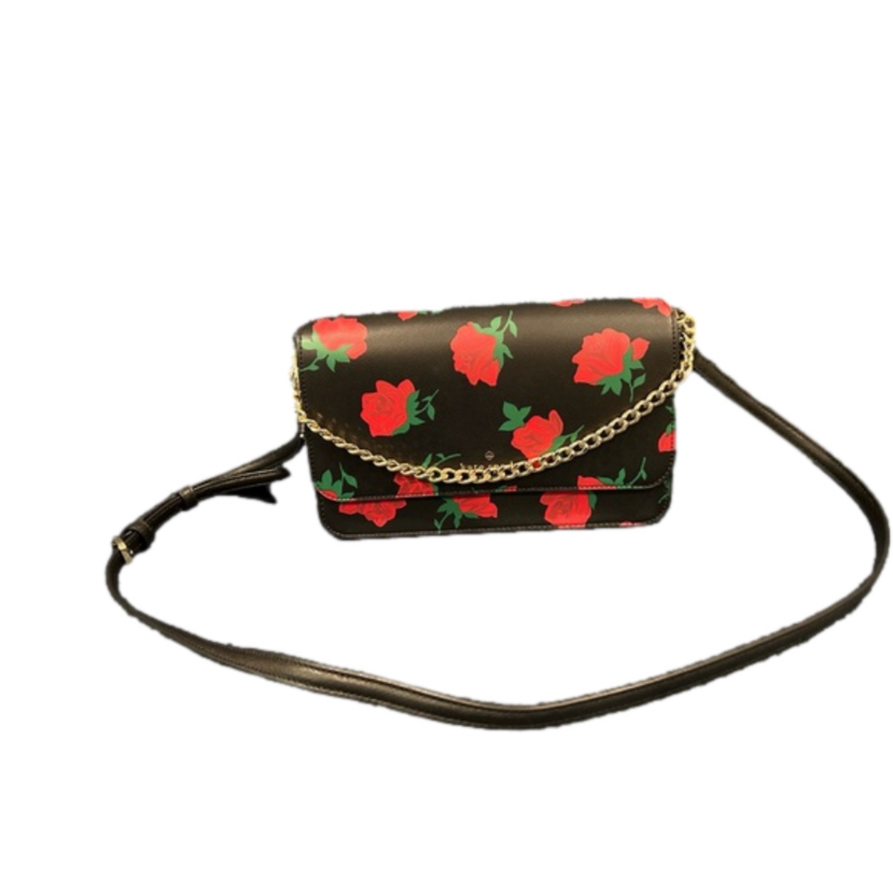 Kate Spade Madison Rose Toss Printed Flap
Crossbody NWT